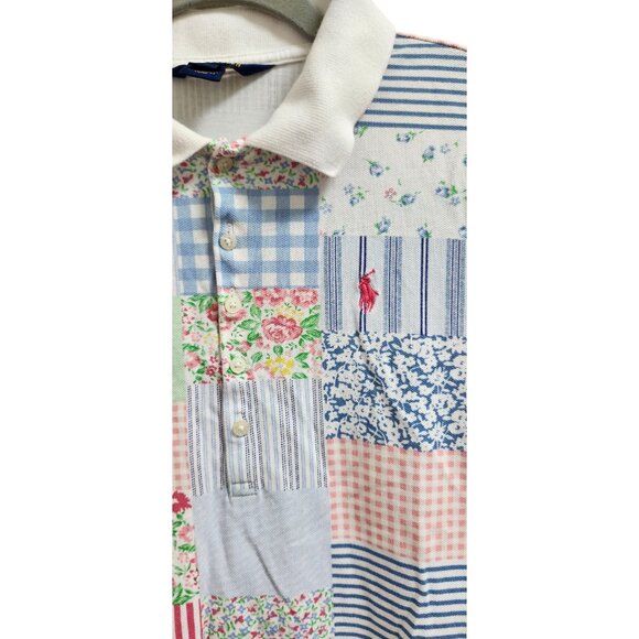 Polo Ralph Lauren Girls XL/16 Patchwork Dress Easter Spring Florals - Picture 5 of 11